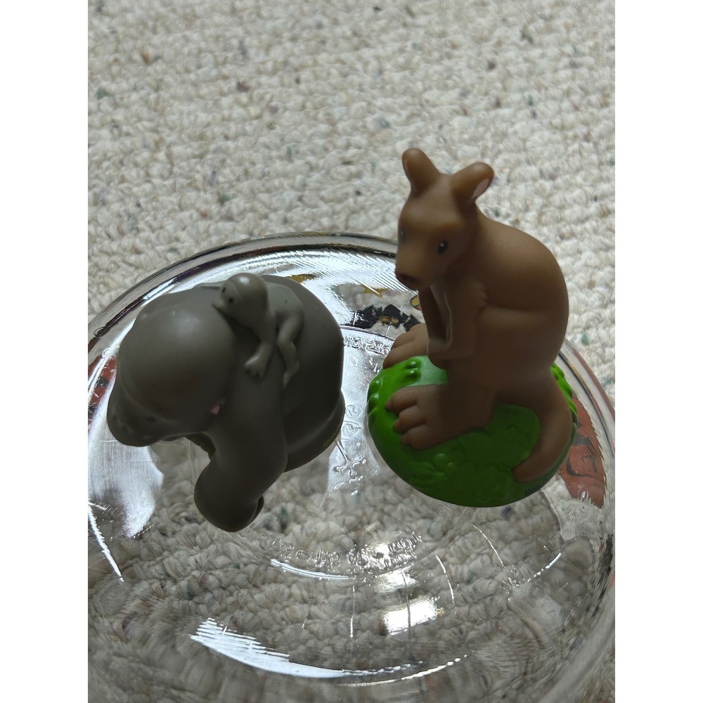 Fisher Price Little People Zoo Animals Gorilla with Baby and Kangaroo Figures